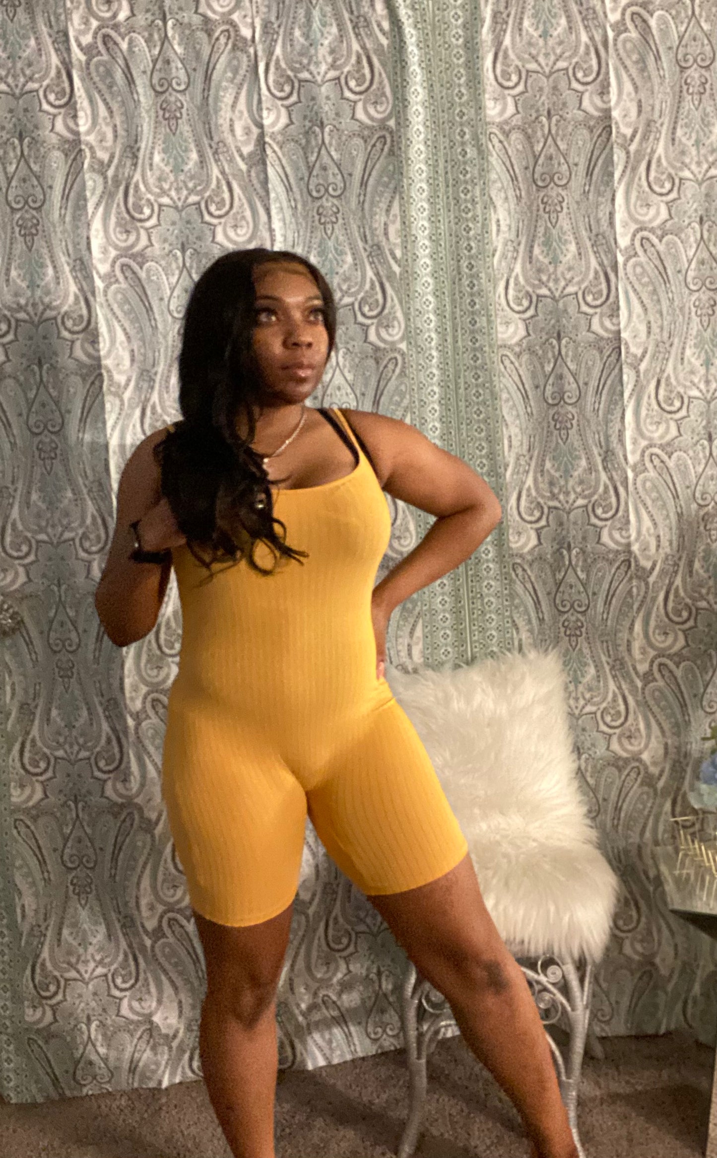 Spaghetti Strap Ribbed Romper – The Diamond Boutique