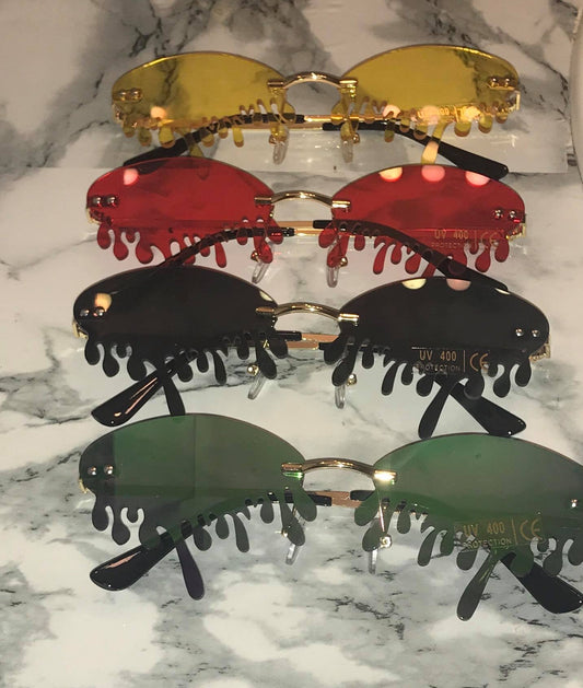 tears drip sunglasses