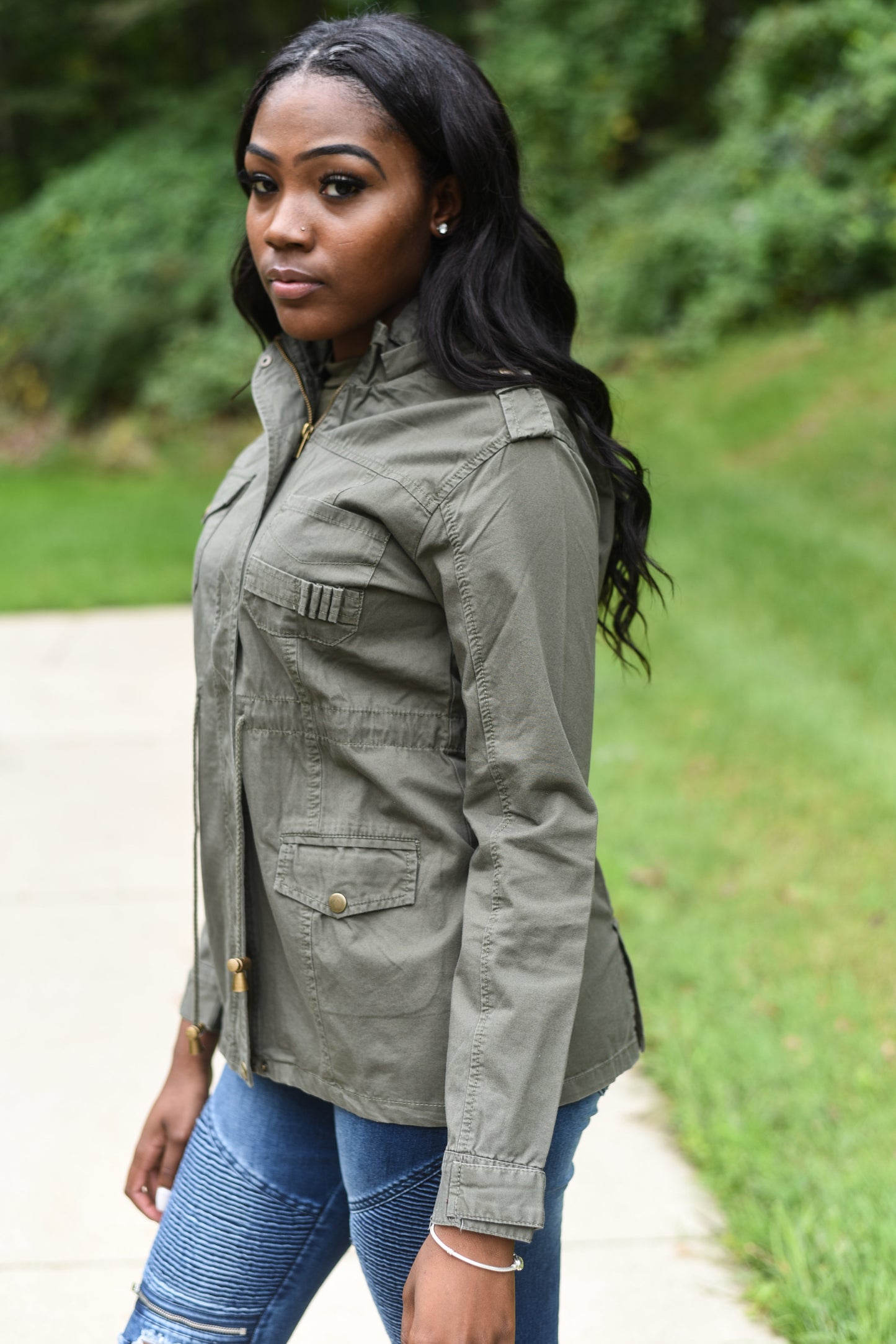Anorak Parka coat jacket for spring