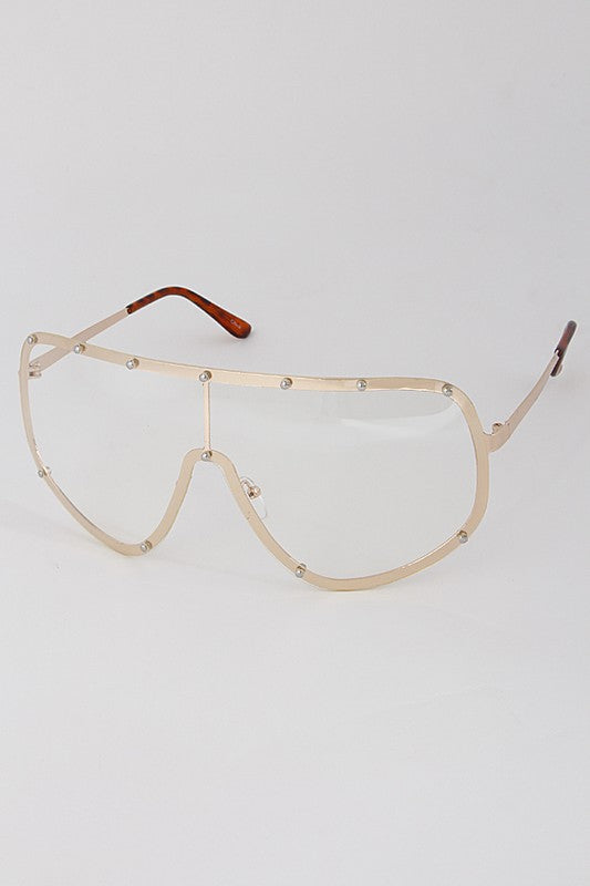 cute clear retro shades