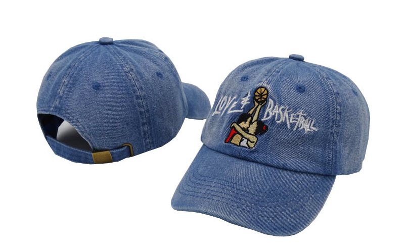 blue lit dad caps