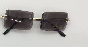 Gray Cartier Inspired Wire Sunglasses