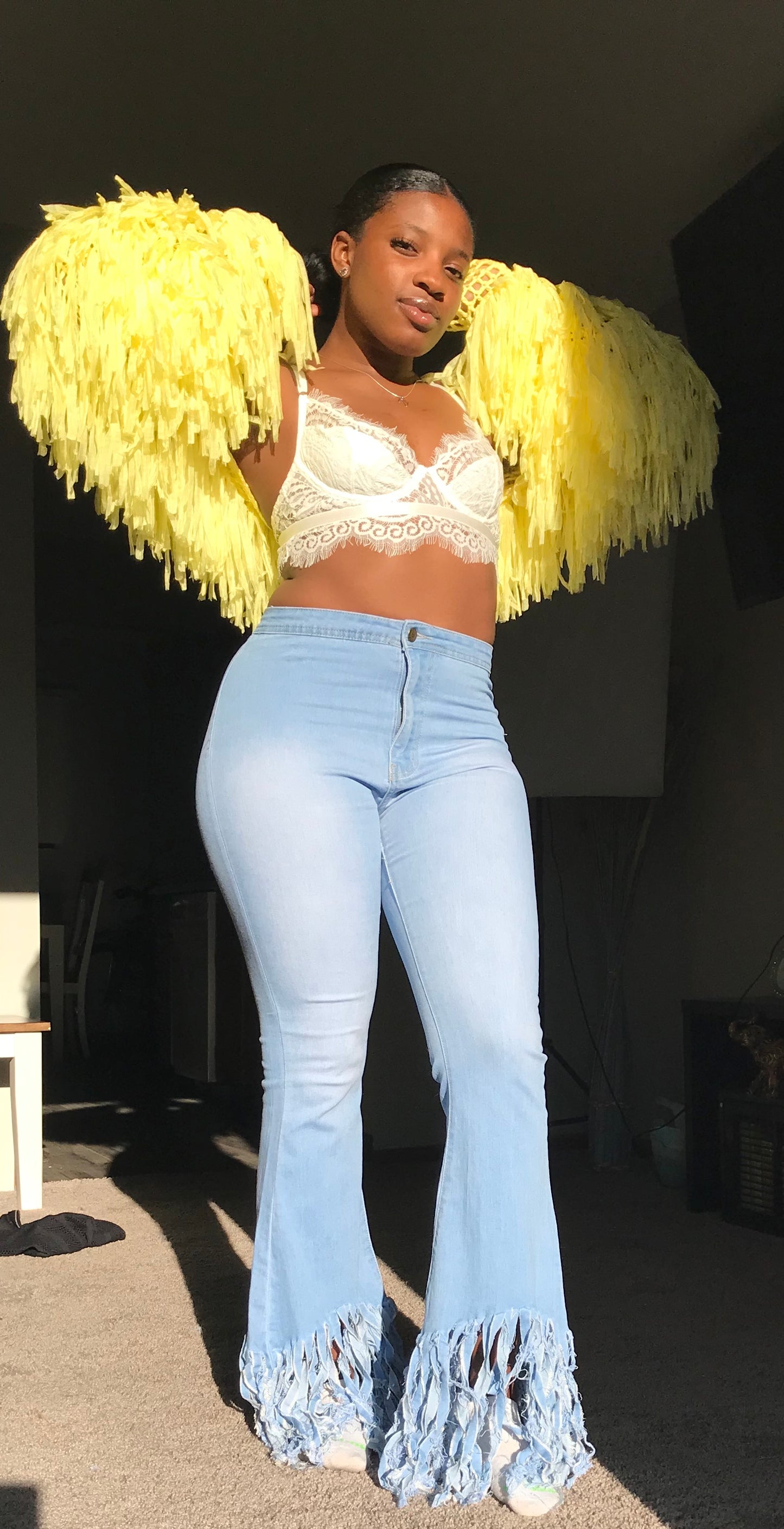 White Lace Bralette with Underwire