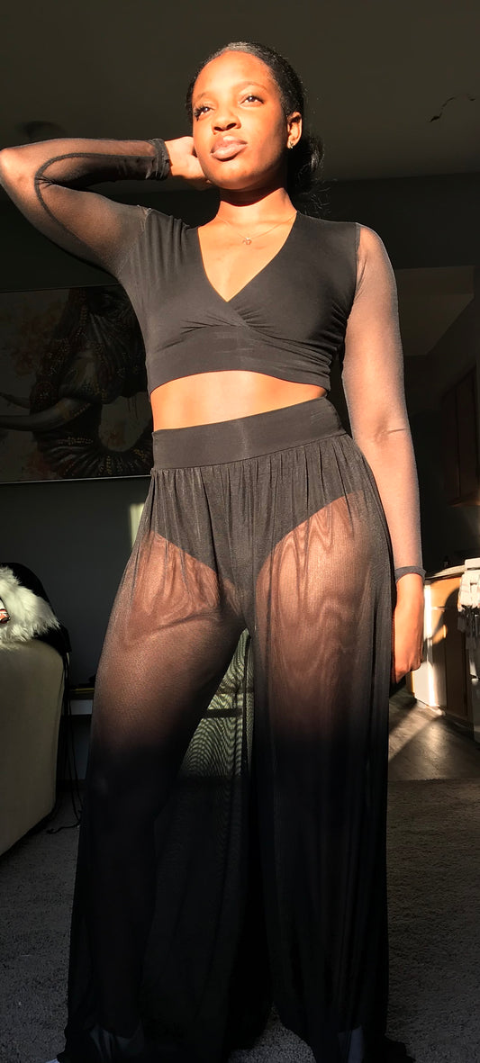 V Plunging Neck Two 2 Piece Set