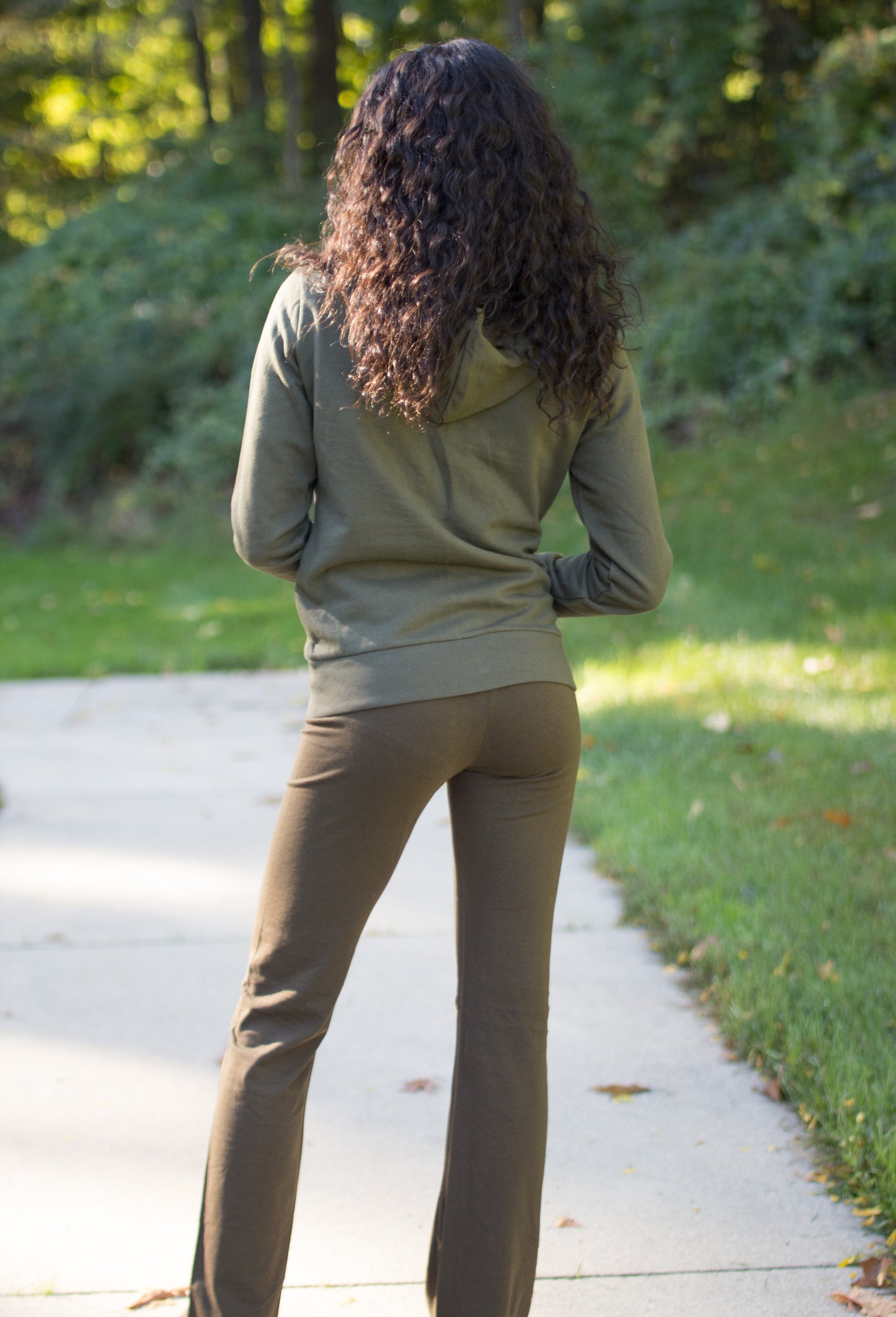 Detroit Atlanta Jogging Suit Set Olive