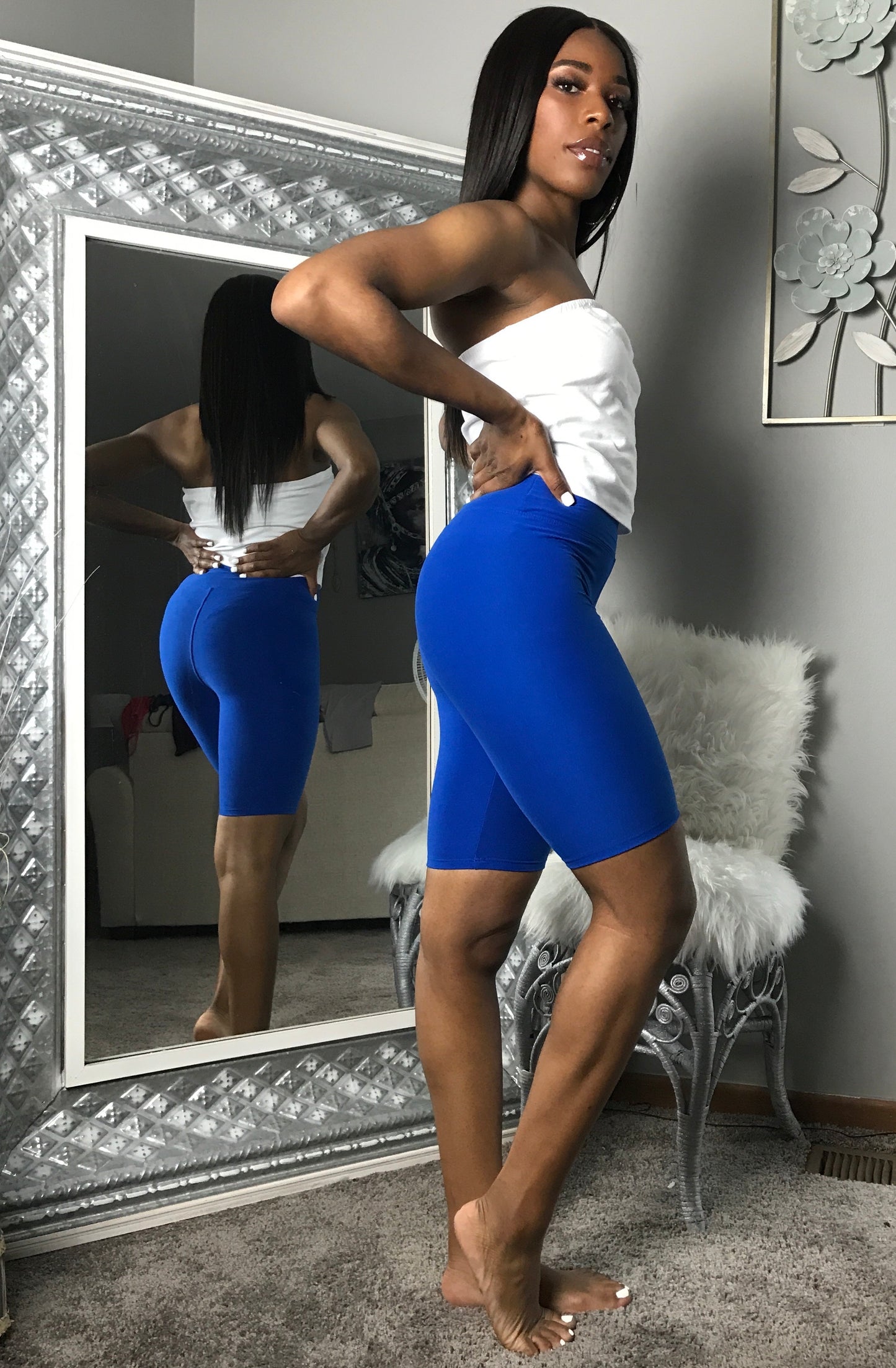 royal blue biker shorts near me