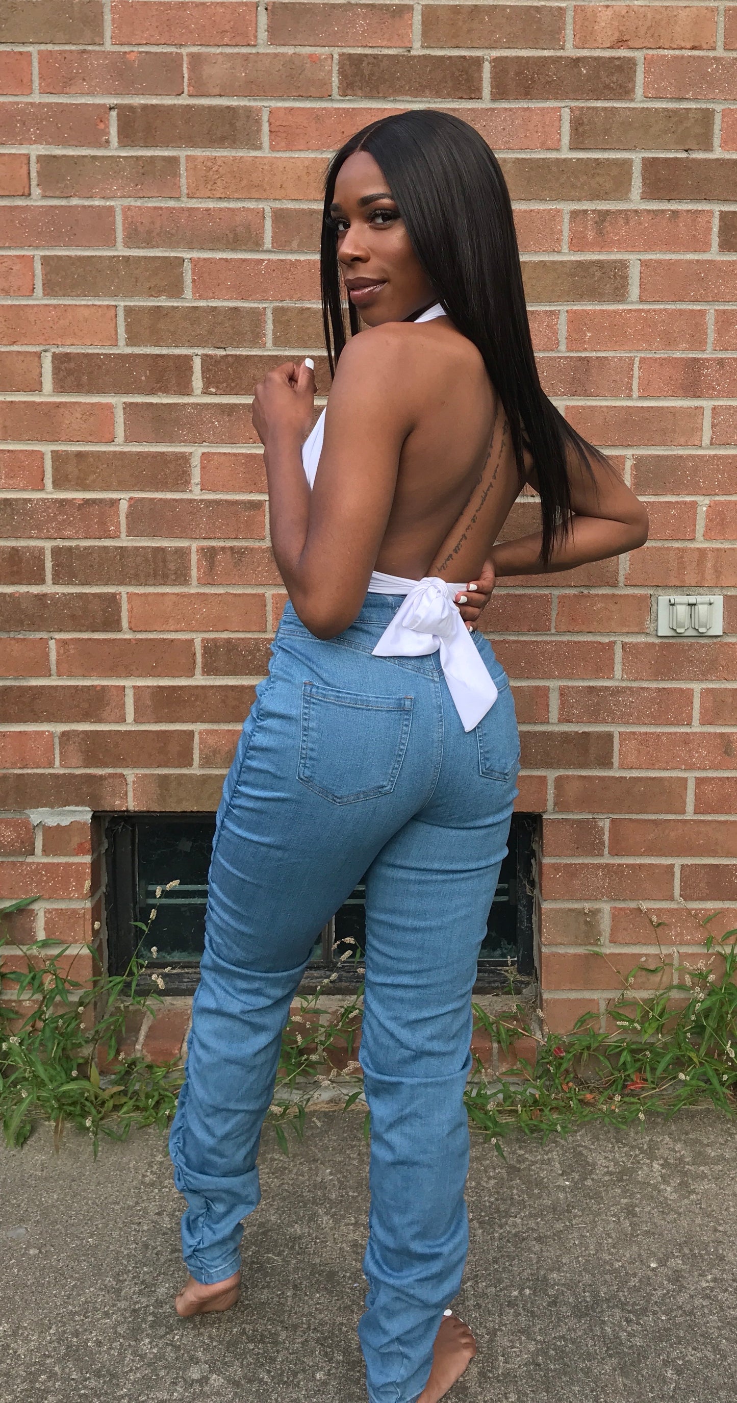 Stacked Jeans