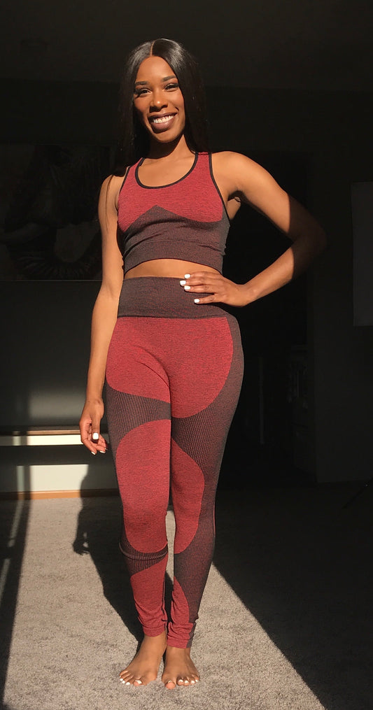 Colorblock activewear set