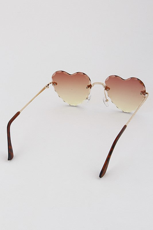 heart shaped chole glasses