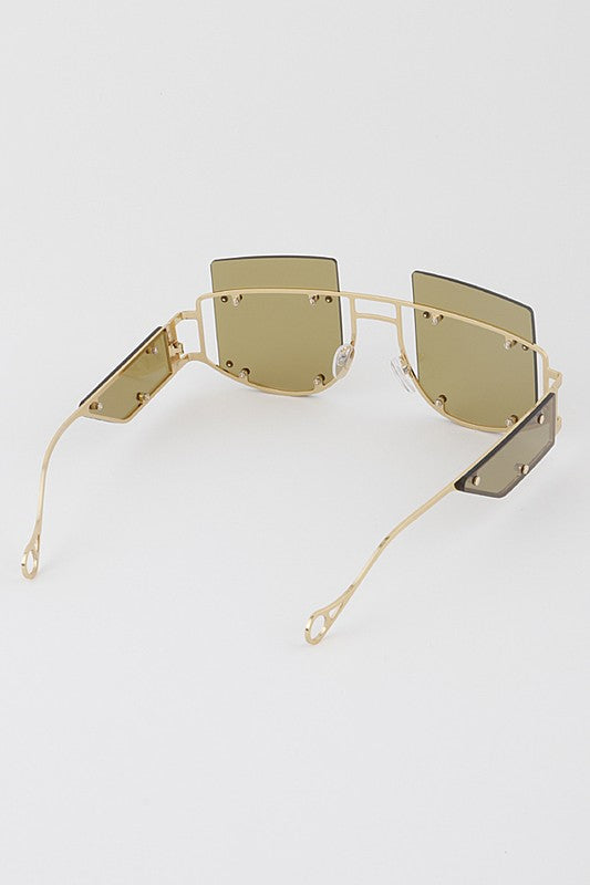 vintage exposed frame sunglasses