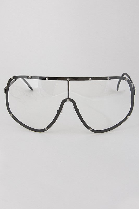 clear goggle glasses