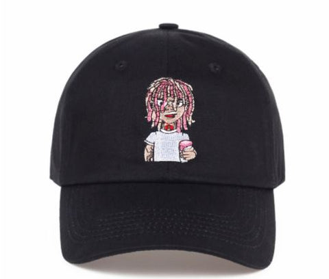 lil pump embroidered dad cap