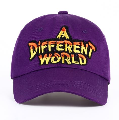 Purple Different World Logo Cap
